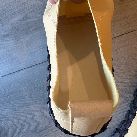 Socofy Style Yellow Comfort Slip-On Shoes • Size 38 (Fits 7.5–8) - Picture 8 of 9